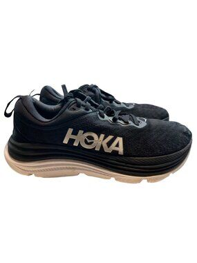 HOKA Gaviota 5 Womens US 8 B Black White Running Shoes 1134235 BWHT
